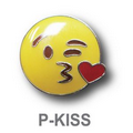 Emoji Kiss Pins